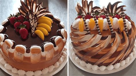 Descubrir Imagen Como Decorar Un Pastel Con Frutas Y Chocolate