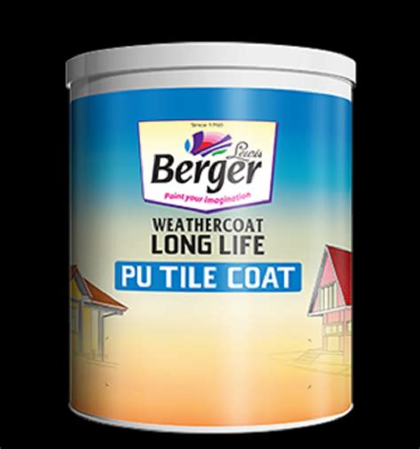 Berger Weather Coat Pu Tile Coat Paint Ltr At Rs Litre In