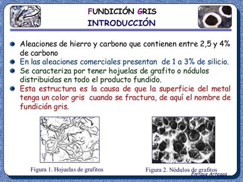 SolidificaciÓn Y FundiciÓn Fundiciones Grises Blancas Etc Ing Ag