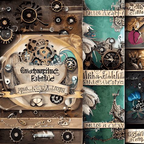 Steampunk Clipart Bundle Watercolor Clipart Fantasy Creative Fabrica