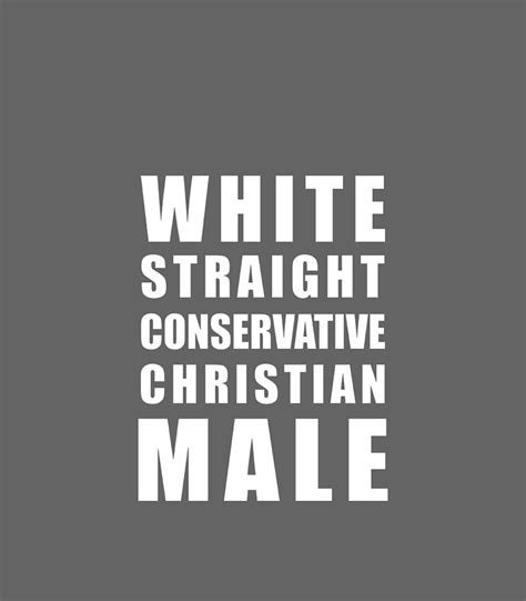 White Straight Conservative Christian Male National Pride Digital Art