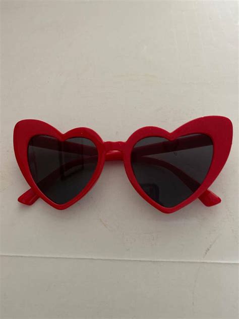 Wedding Retro Heart Red Sunglasses Guests Bachelorette Bridal Party Favor Ebay Heart Shaped