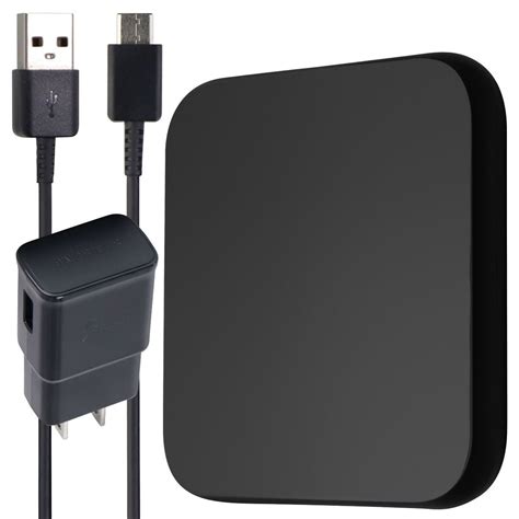 Samsung Wireless Fast Charge Pad For Qi Enabled Phones Black