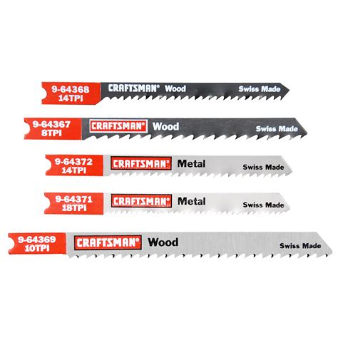 Craftsman 5 Pc Jigsaw Blade Set U Shank Multi Purpose Set At Sears