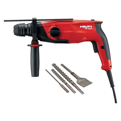 Hilti 120v Corded 1 3 32 In Sds Plus Hammer Drill Te 3 C Performance