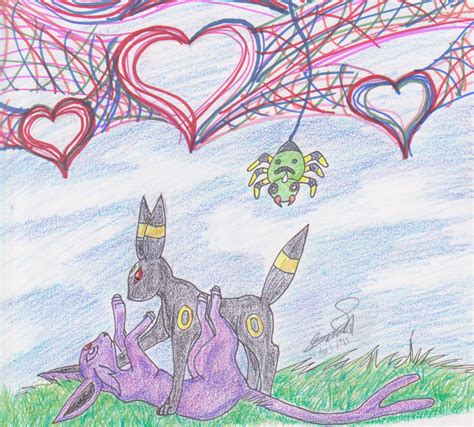 Umbreon And Espeon Love Scene By Enyce122 On Deviantart