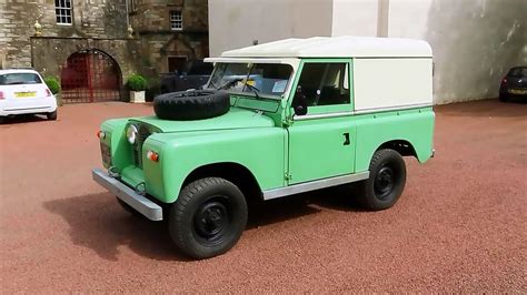 1968 Land Rover Series 2A Start Up And Full Vehicle Tour YouTube