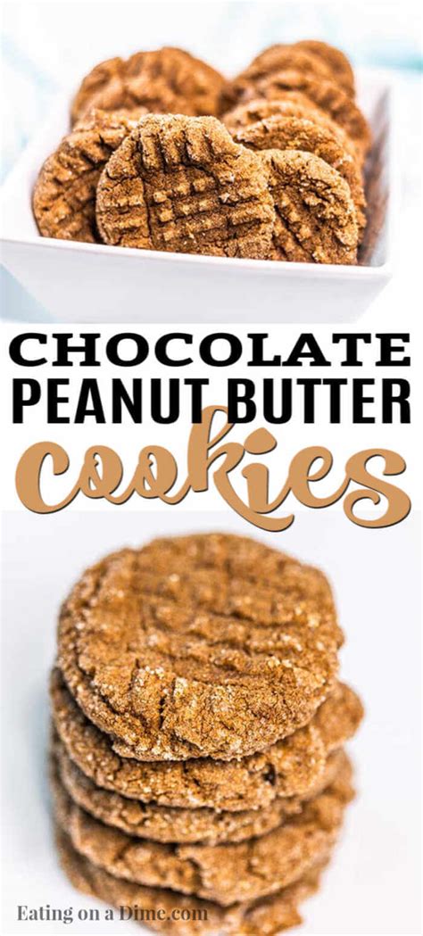 Chocolate Peanut Butter Cookies Recipe Only 4 Ingredients