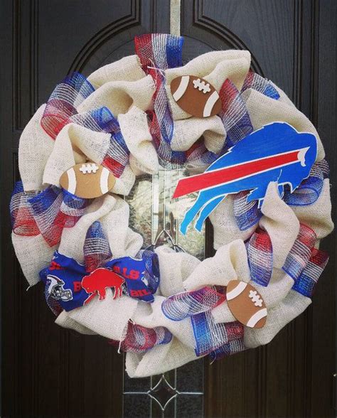 Buffalo Bills Wreath Buffalo Bills Diy Wreath Crafts