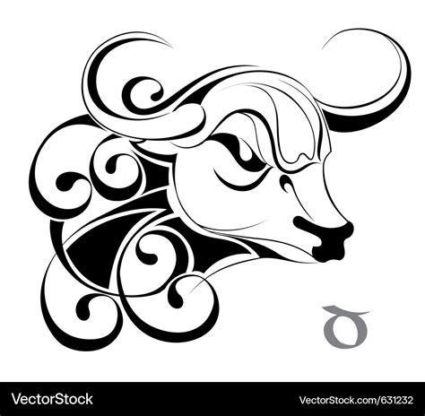 Zodiac Taurus Royalty Free Vector Image Vectorstock