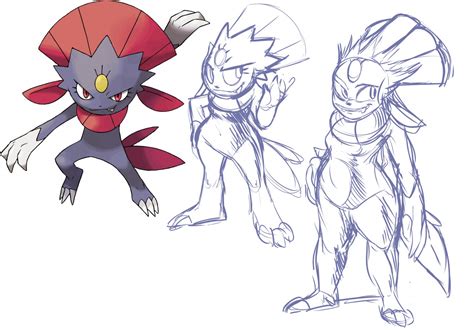 How To Draw Weavile - Showerreply3