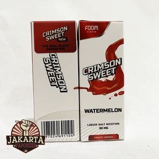 Jual Salt Foom Crimson Sweet Watermelon Ml Mg Saltnic By Foom Lab