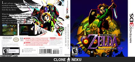 Viewing Full Size The Legend Of Zelda Majoras Mask 3d Box Cover