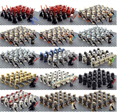 2122 Pcs Minifigure Star Wars Clone Trooper Captain Rex Palpatine Army