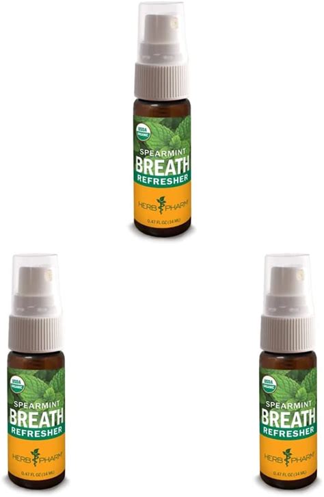 Herb Pharm Breath Refresher Certified Organic Herbal Fresh