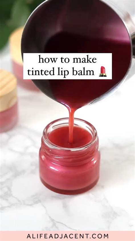 Diy Tinted Lip Balm With Old Lipstick Artofit