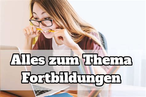 Alles Zum Thema Fortbildungen Auf Einen Blick Fortbildung