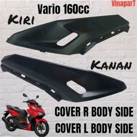 Cover R L Side Sambungan Body Bawah Vario 160 Set Kanan Kiri Original