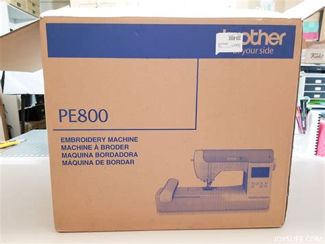 Brother Pe Embroidery Machine Unboxing Joy S Life