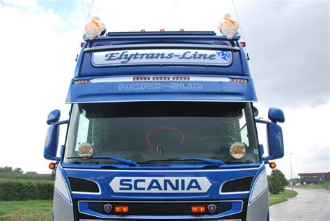 Zonneklep Scania R Topline Highline Coles Toplamp Gaten Truck Style