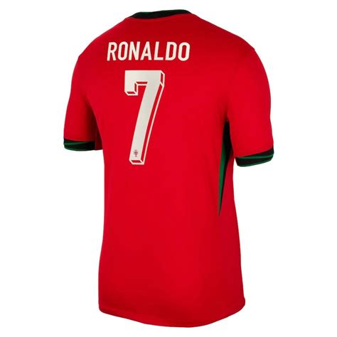 Men's Cristiano Ronaldo Portugal National Team 2024/25 Nike Home Replica Jersey - Red - Sports ...