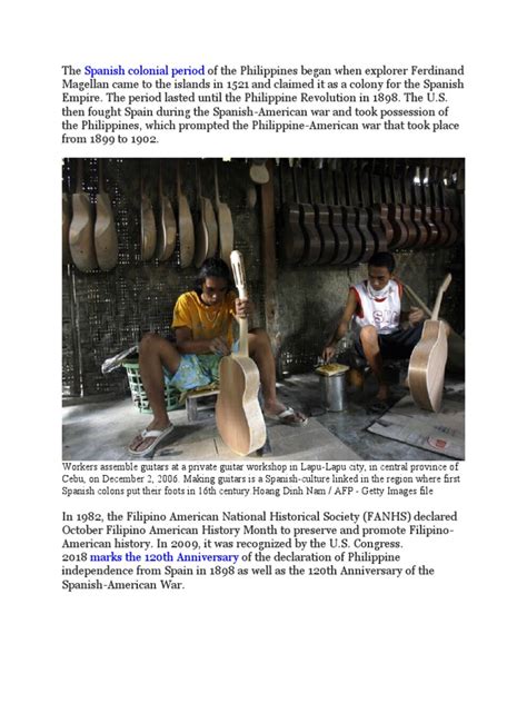 The Spanish Colonial Period of The Philippines | PDF