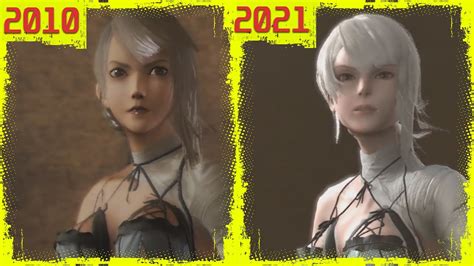 Nier Replicant ニーアレプリカント Original Ps3 Vs Ps4 Remaster Early Graphics Comparison Youtube