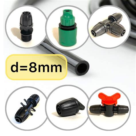 Фитинги для ПВХ магистральной трубки 8мм | Точка Росы