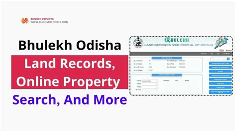 Bhulekh Odisha Odisha Land Records Online Search Ror