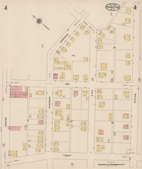 Image 4 Of Sanborn Fire Insurance Map From Princeton Mercer County West Virginia Library Of