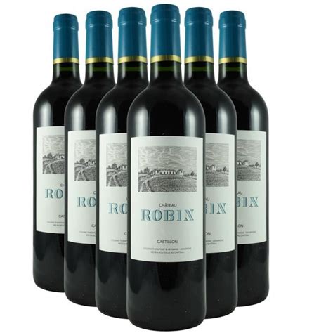 Château Robin Côtes de Bordeaux Castillon Rouge 2020 Vin Rouge de