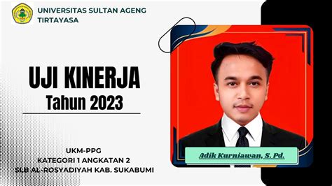 VIDEO UKIN PPG DALAM JABATAN ANGKATAN 2 TAHUN 2023 UNIVERSITAS