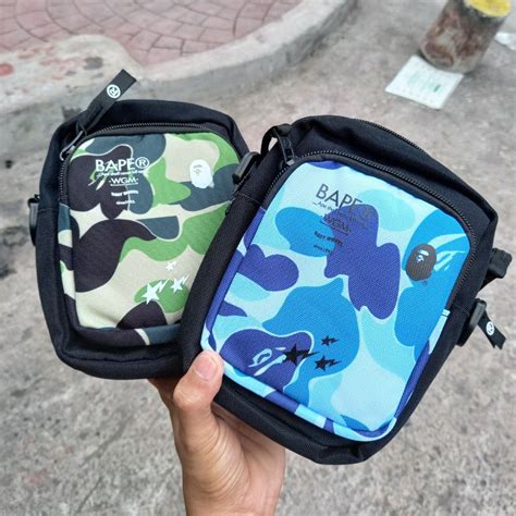 Bape A Bathing Ape Sling Bag Mens Fashion Bags Sling Bags On Carousell