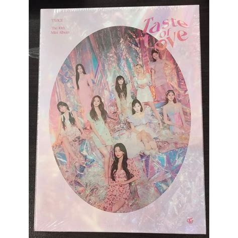 TWICE 10th Mini Album Taste Of Love Ver IN LOVE Cover Dented