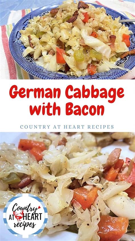 German Cabbage with Bacon - Country at Heart Recipes