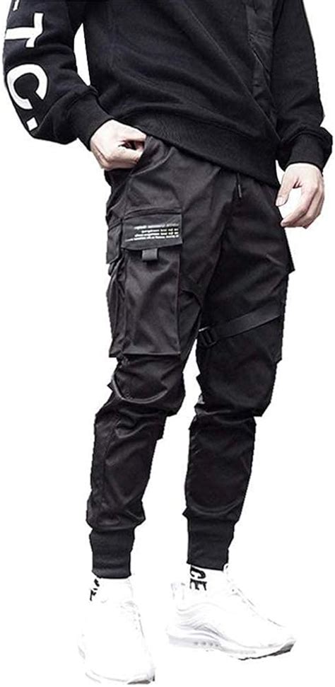 Shownicer Herren Cargohose Arbeit Kampf Techwear Hose Mit Taschen