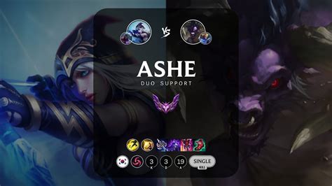 Ashe Support Vs Alistar Kr Master Patch Youtube