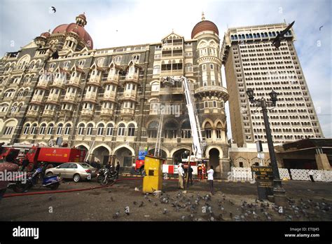 Taj Mahal Hotel, fire brigade, 2008 Mumbai attack, terrorist attack ...