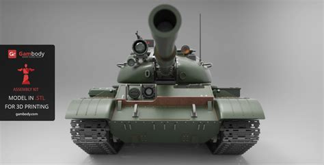 Gambody Releases the Most Detailed, 490mm Scale 3D Model of T-62 Tank ...