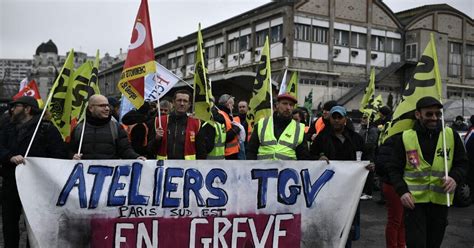 Strikes and Protests Across France as Macron Faces Pensions Showdown ...