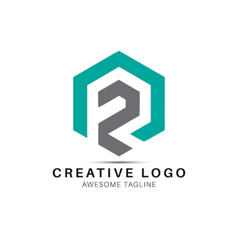 Premium Vector Rp Letter Creative Logo Design Icon