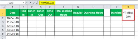 Timesheet Calculator Excel How To Create Timesheet Calculator In Excel Earn And Excel