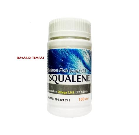 Squalene Fish Lever Oil Minyak Ikan Omega 369 Epa And Dha Squalene