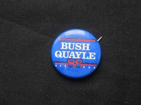 1988 George H W Bush Election Button Bills Political Shoppe