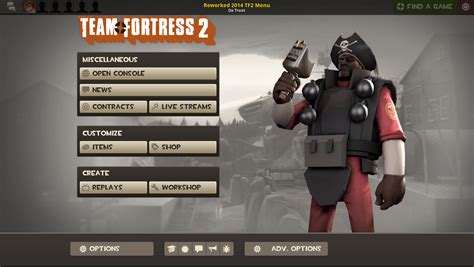 Reworked 2014 Tf2 Menu [team Fortress 2] [mods]