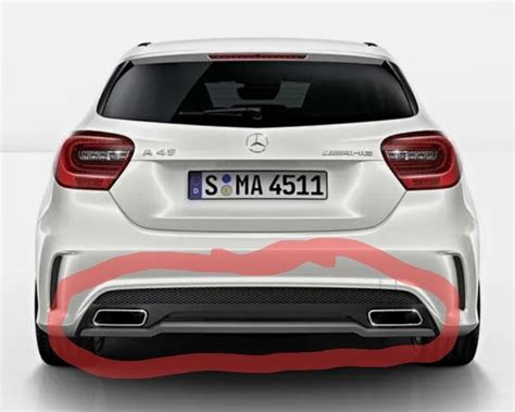 Auspuffblende Mercedes Benz A Klasse W176 A45 AMG Kaufen Auf Ricardo