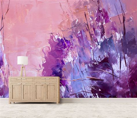 3D Purple Paint 112 Wall Murals - ACWALL