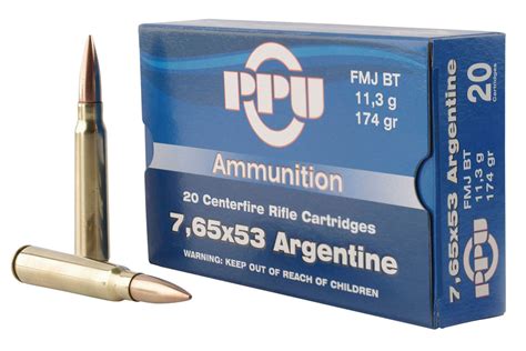 Ppu Pp Af Metric Rifle X Mm Argentine Gr Full Metal Jacket