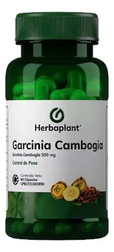 Garcinia Cambogia 500 Mg 60 Capsulas Herbaplant Control Peso Mercadolibre