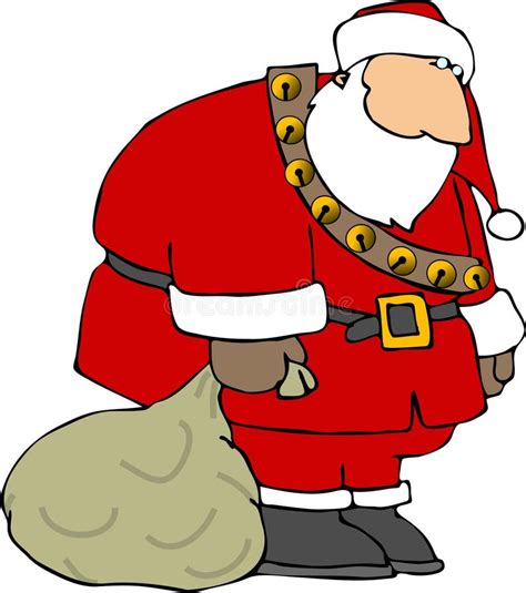 Sad Santa Stock Illustration Illustration Of Mitten Sack 1512958